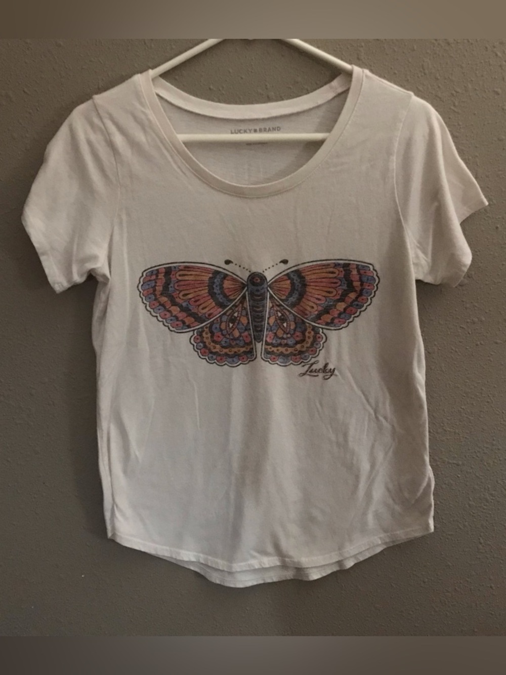Lucky Brand Butterfly Graphic Tee - Picture 7 of 9